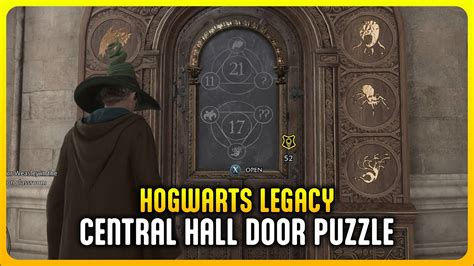 hogwarts legacy central hall puzzle|Hogwarts Legacy: How to solve Central Hall door。